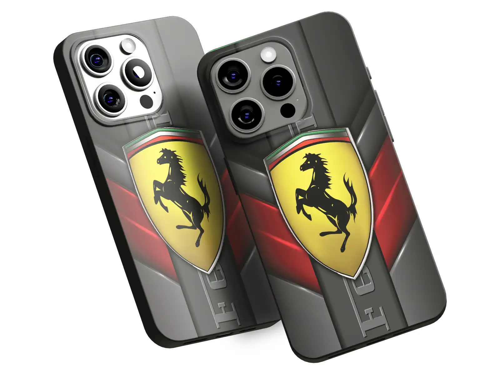 Ferrari Cover Silicone Telefono Look da Corsa Drift